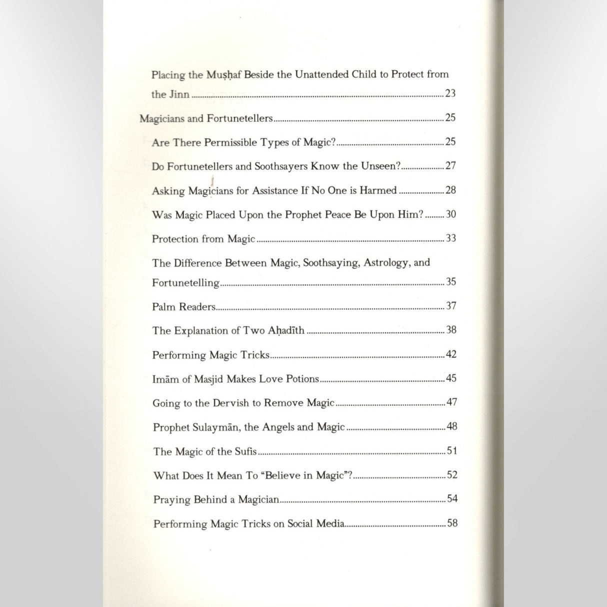 Questions Relating To The Jinn, Magic And Conjuring