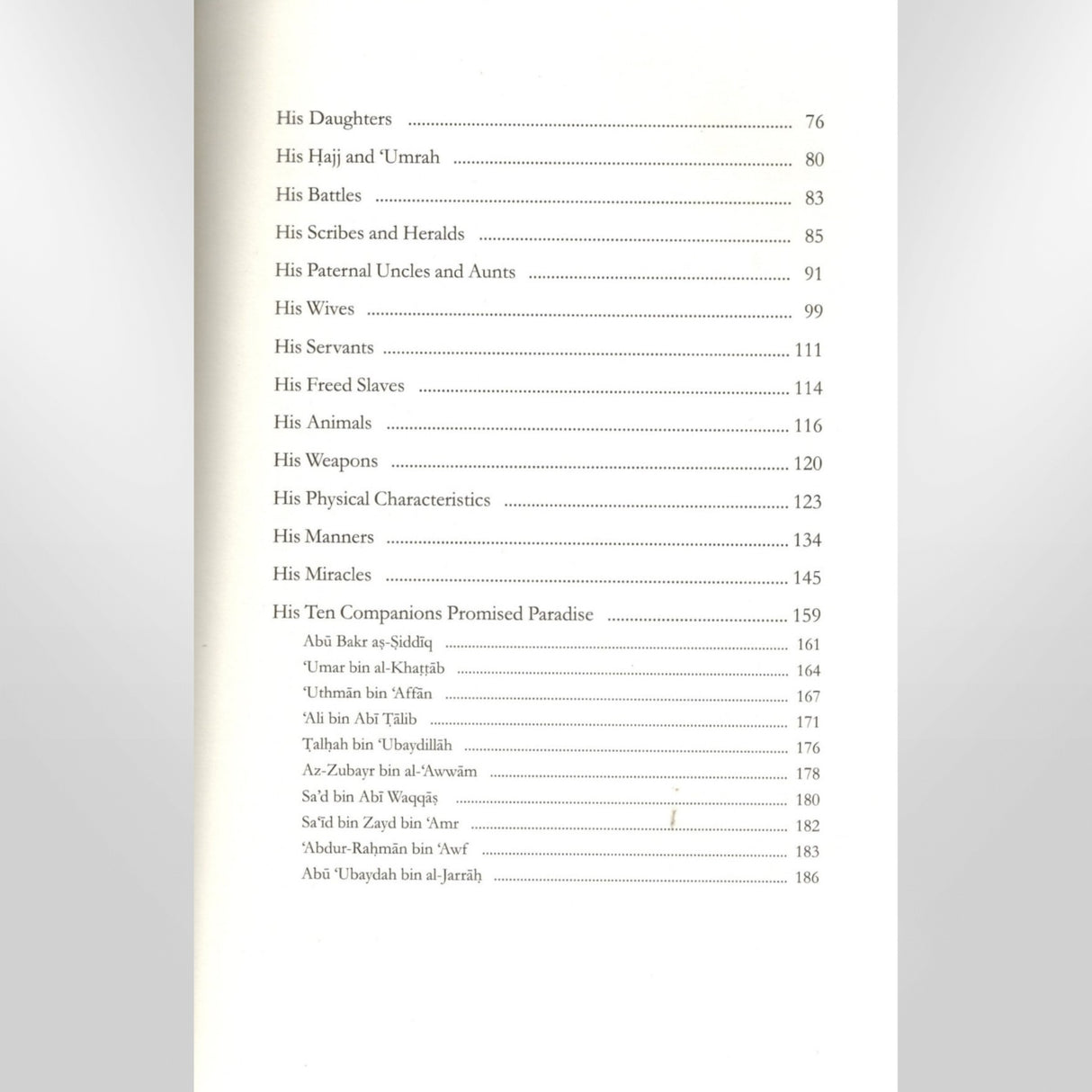 The Prophet & His Ten Companions Who Were Promised Paradise