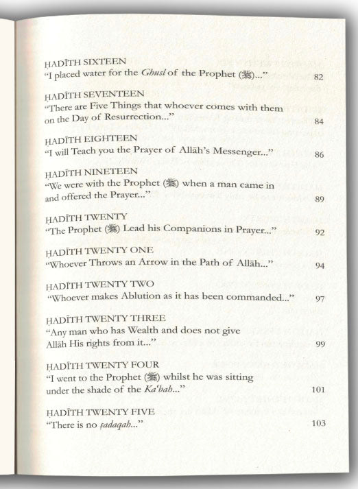 Forty Hadith on Islam