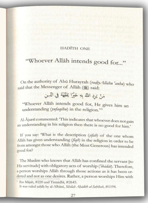 Forty Hadith on Islam