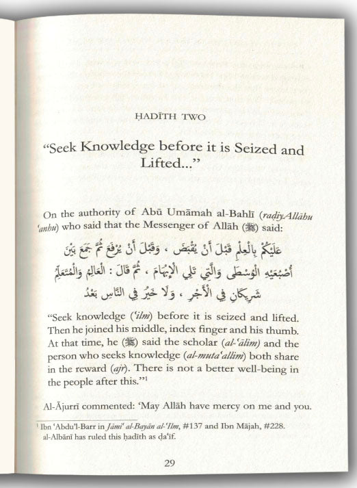 Forty Hadith on Islam