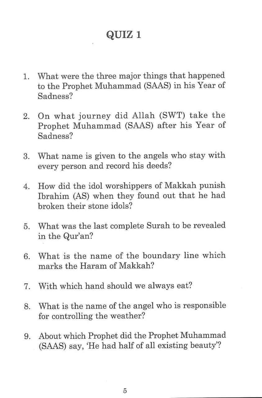 IQ ISLAMIC QUIZ BOOK 3