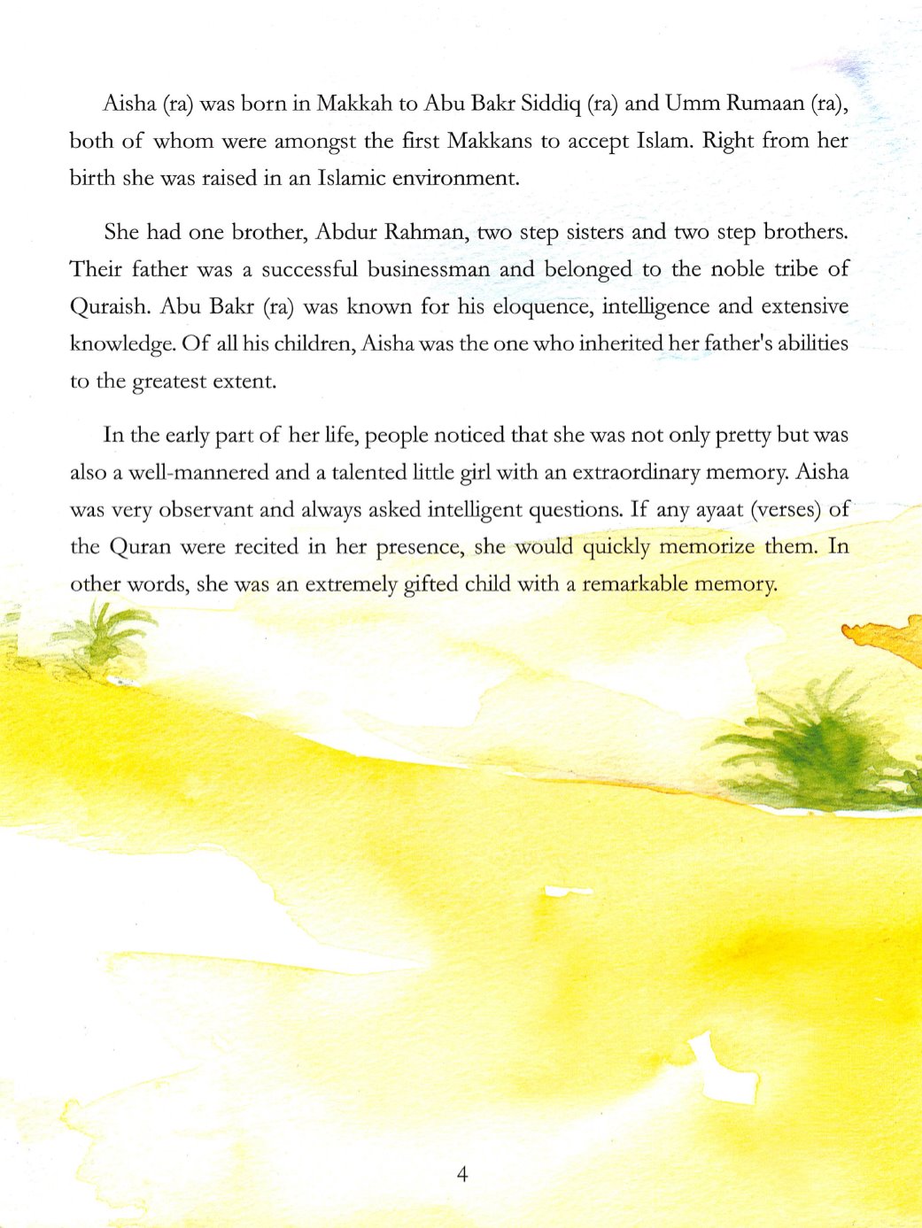 Aisha Siddiqa, the wife of the Prophet Muhammad (pbuh)