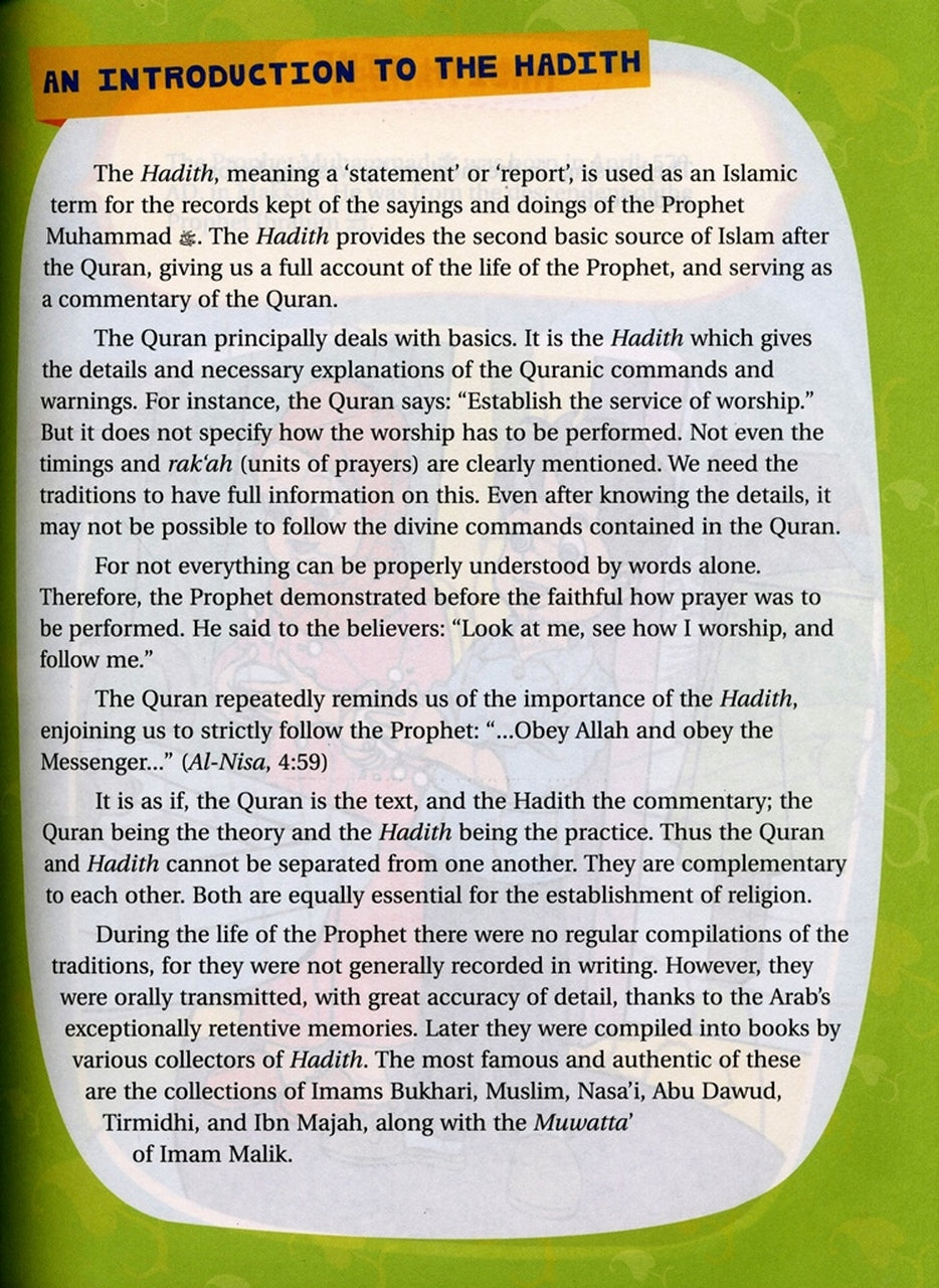 Hadith Activity Book For Kids