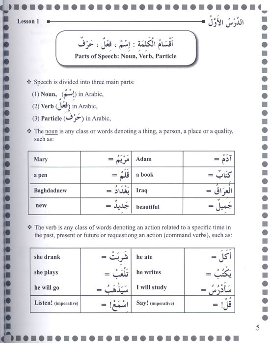 First Steps in Arabic Grammar