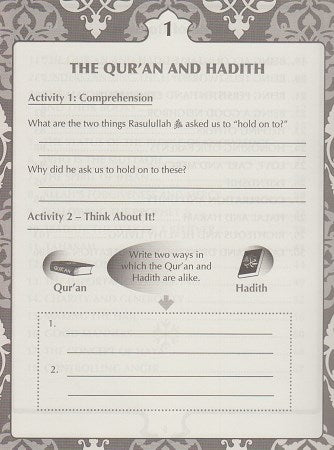 Wisdom of Our Prophet Workbook  Grade 4