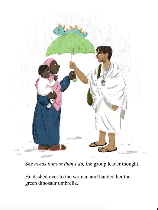 The Green Dinosaur Umbrella