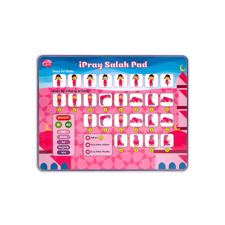 iPray Salah Pad - Pink with Back Lights