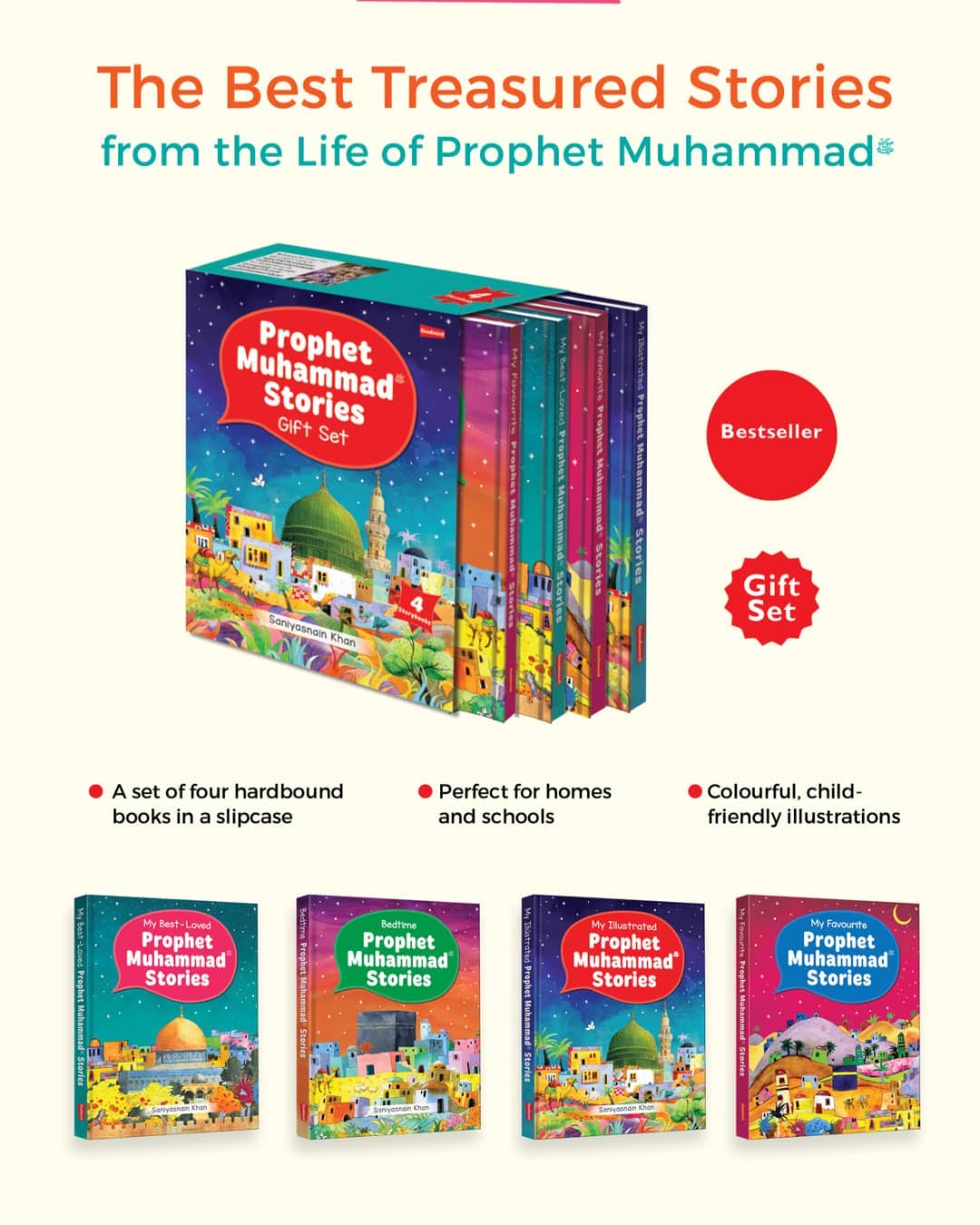 Prophet Muhammad Stories Gift Box (Four Hardbound Books in a Slipcase)