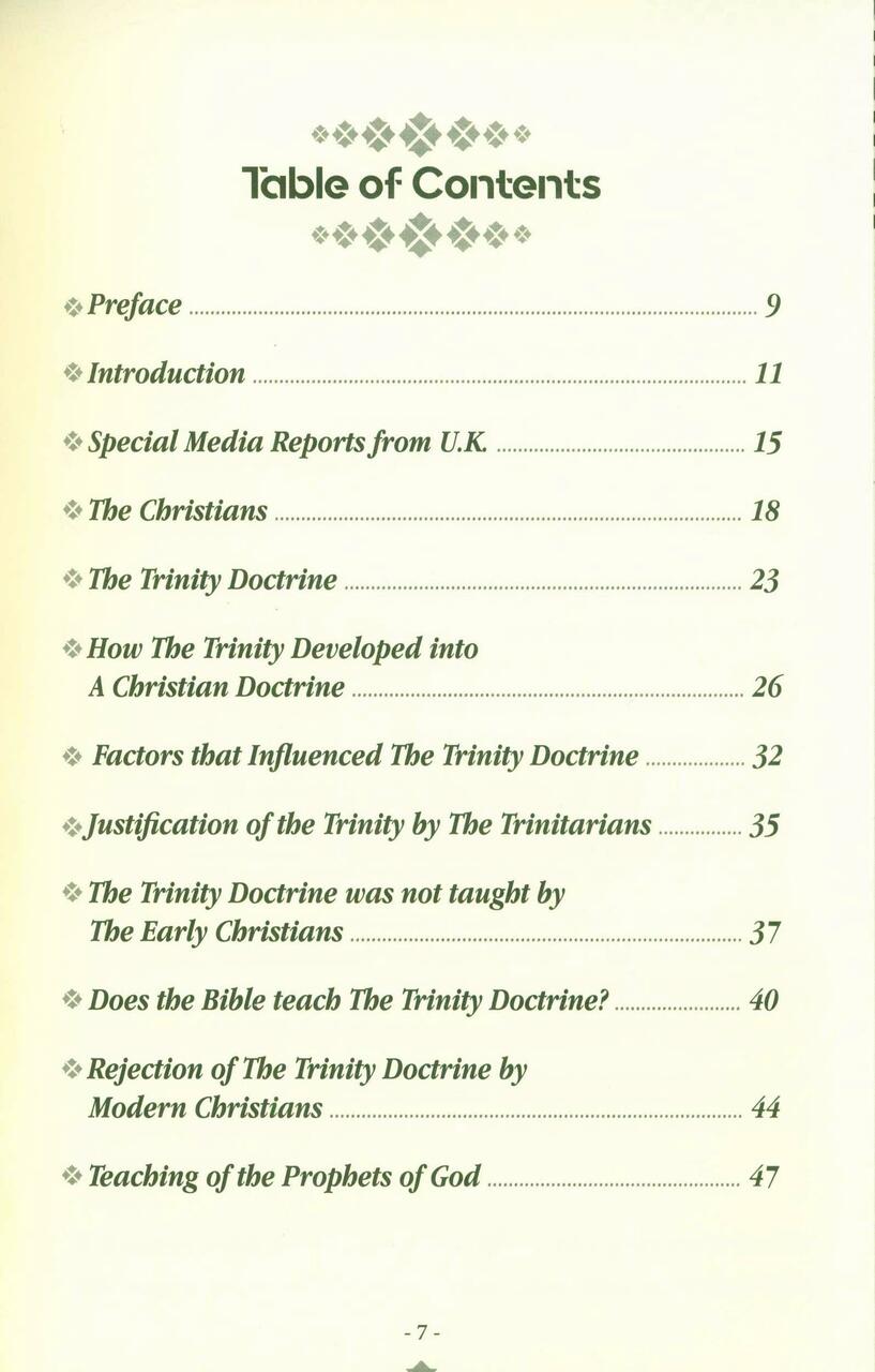 Is The Trinity Doctrine Divinely Inspired ?