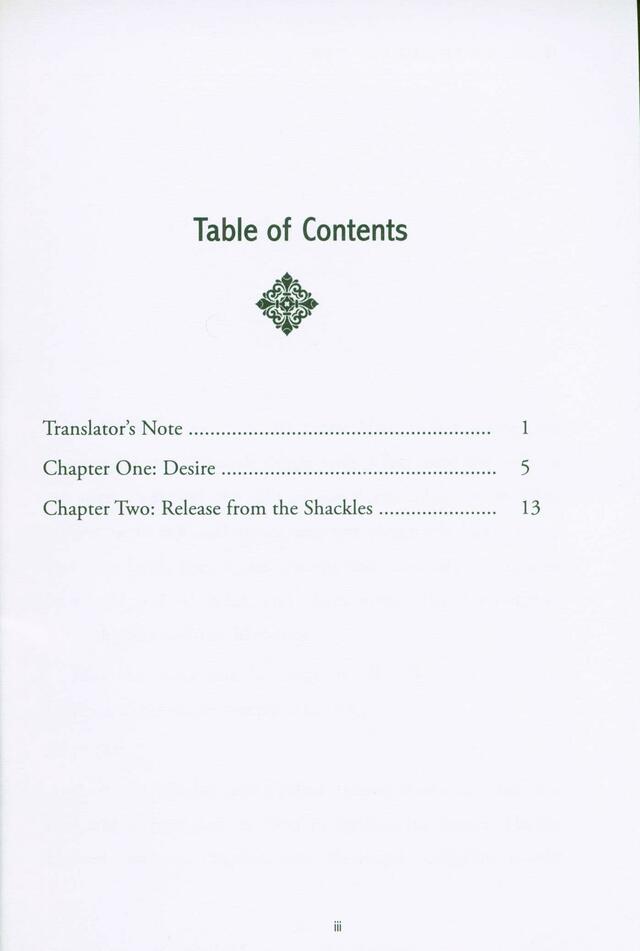 Release From The Shackles Of Desires