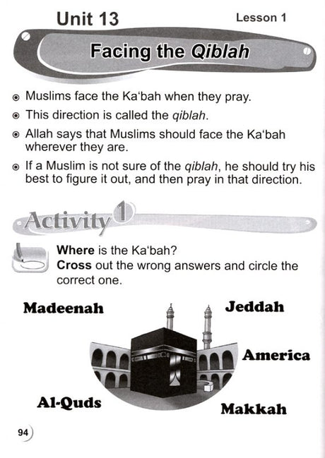 ICO Islamic Studies Activity book Grade 2 Part 1 - Darussalam Islamic Bookshop Australia