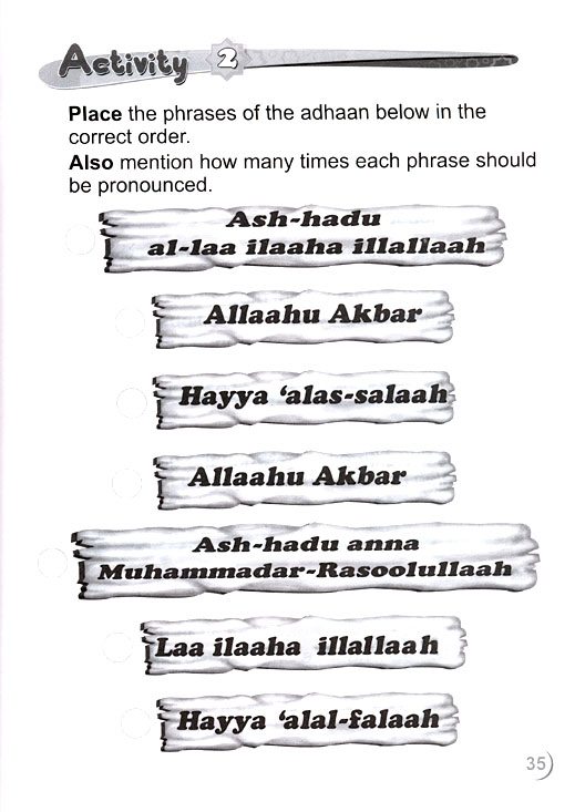 ICO Islamic Studies Activity book Grade 3 Part 2 -1930