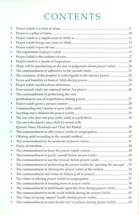A Series of 40 Hadith On Prayer