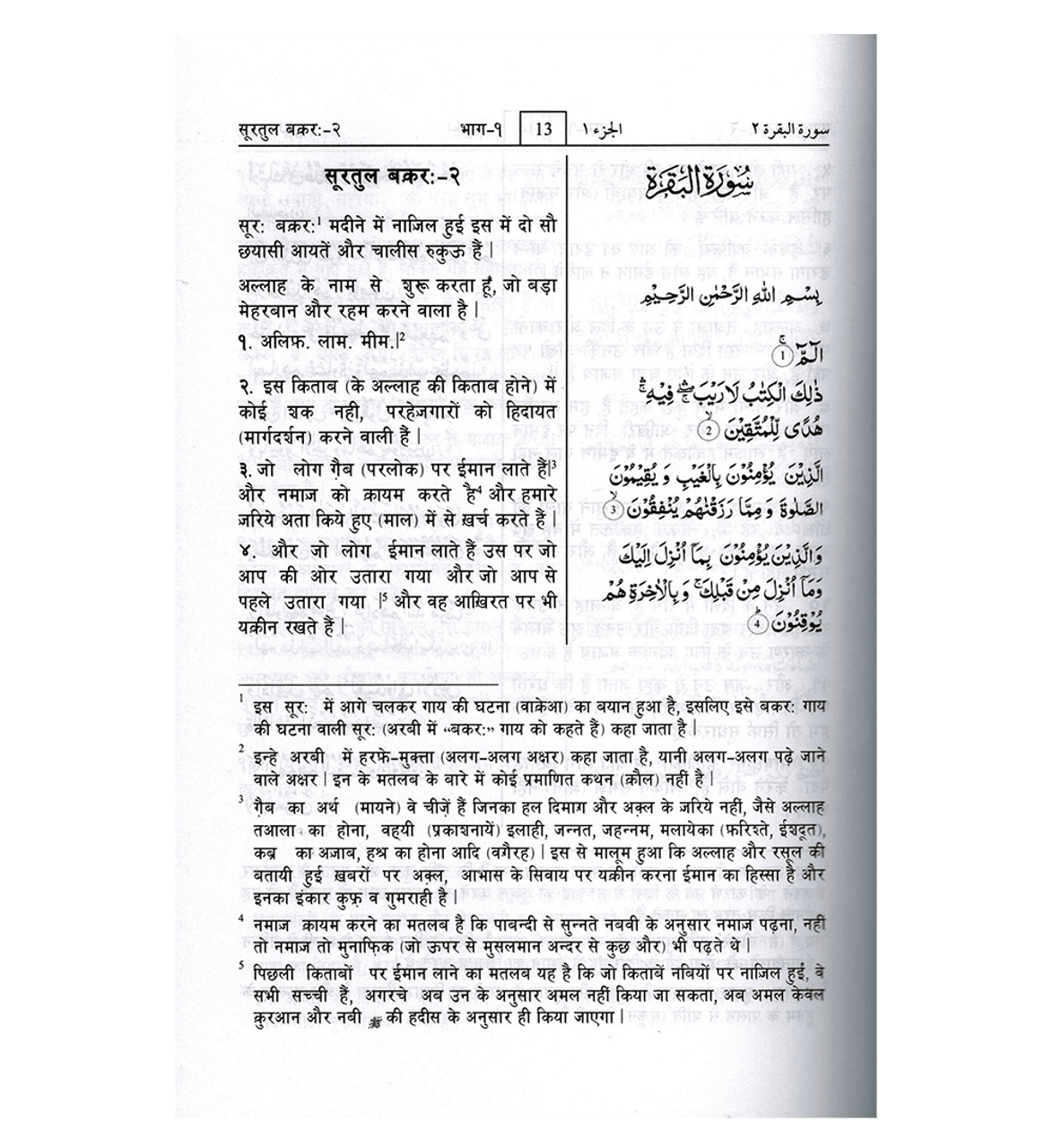 Noble Quran Hindi Language Mukhtasar Tafseer Ahsanul Bayan