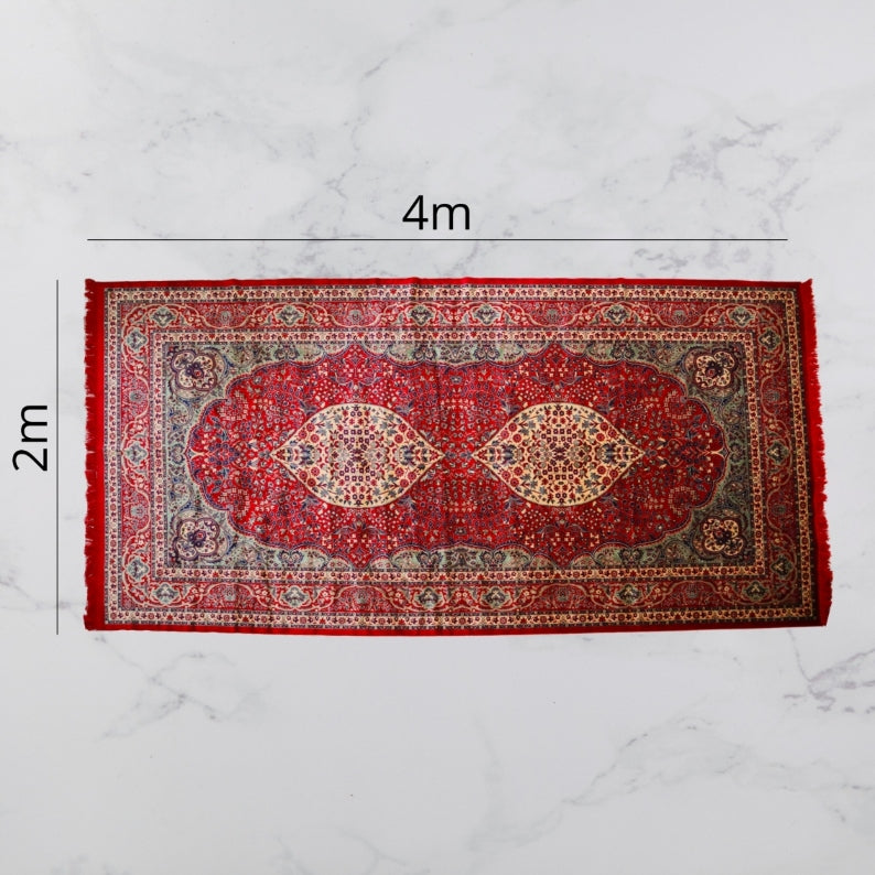 Wide 8 Person Prayer Rug 200X400 cm
