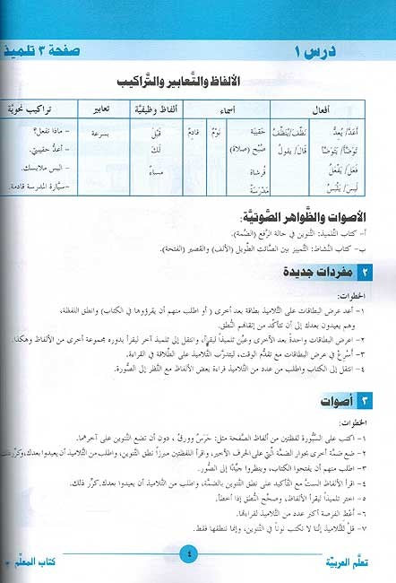 ICO Learn Arabic Teachers Book Grade 2 Part 1 تعلم العربية