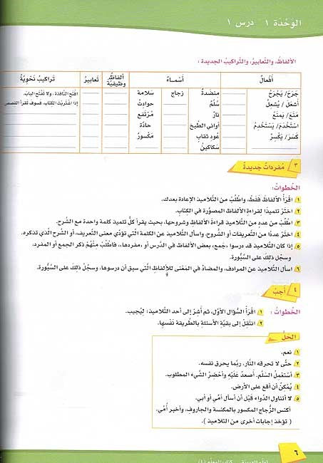 ICO Learn Arabic Teachers Book Grade 4 Part 1 تعلم العربية