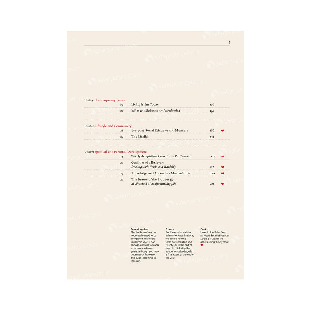 Safar Islamic Studies: 8 Learn about Islam Series (Textbook)