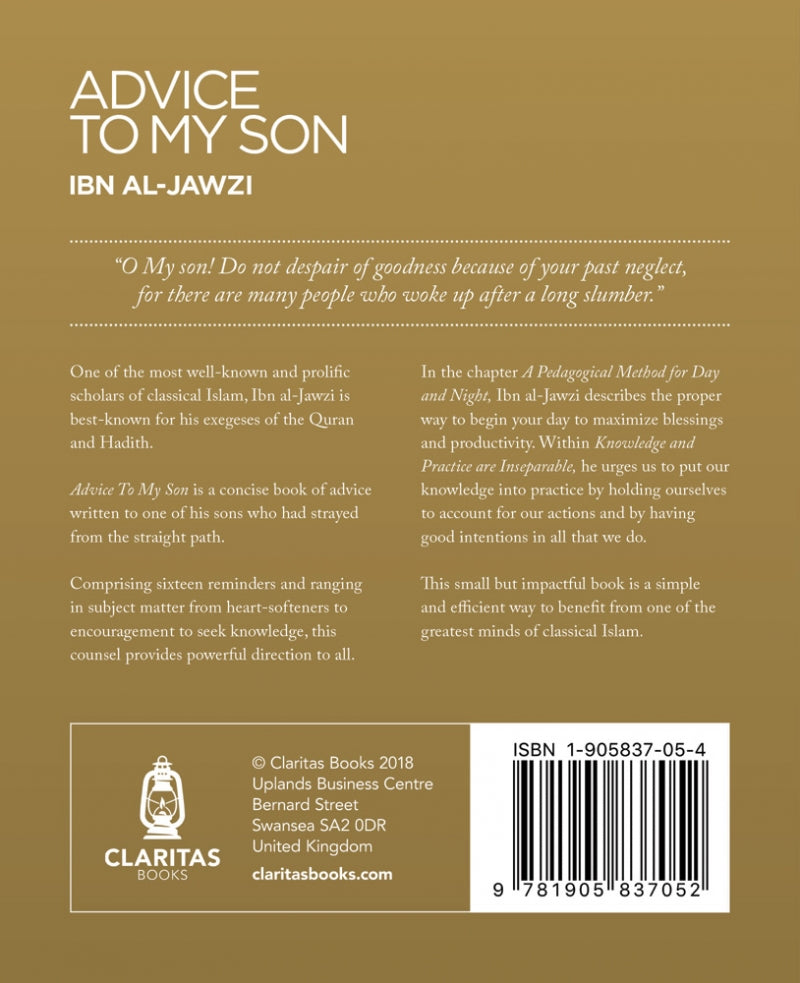 Advice To My Son by  Ibn al-Jawzi