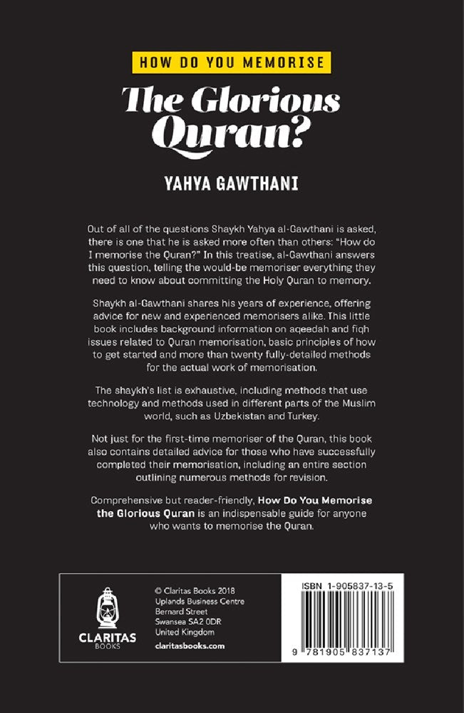 How Do You Memorise The Glorious Quran