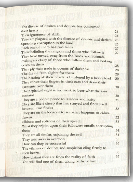 Characteristics of the Hypocrites