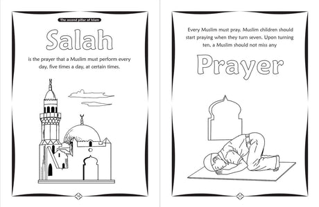 Colour & Learn About The Five Pillars of Islam
