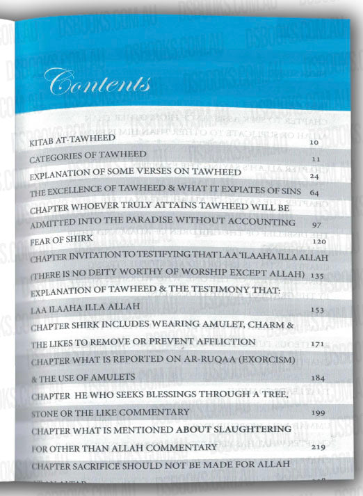 Commentary on Kitab At Tawheed 2 Vol.