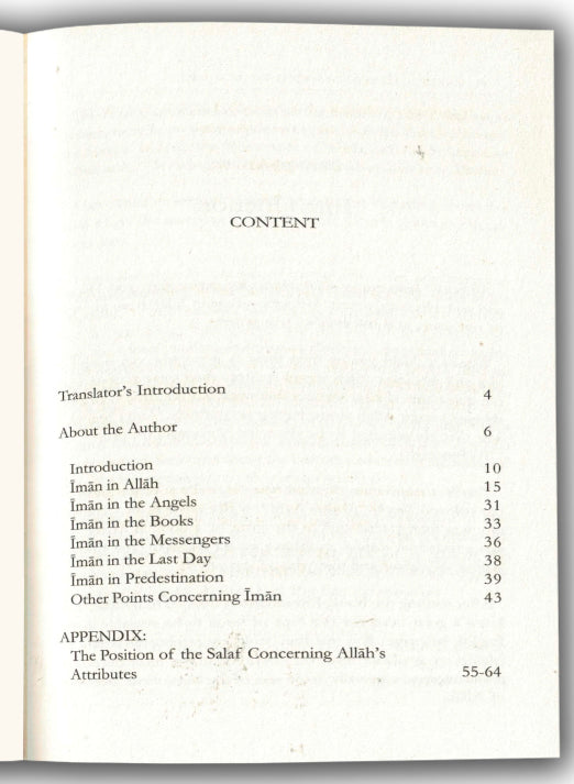 Correct Islamic Aqidah & That Which Opposes It