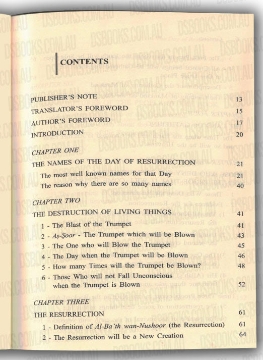 Islamic Creed Series Vol. 6 - The Day of Resurrection: In The Light of The Qur'an And Sunnah