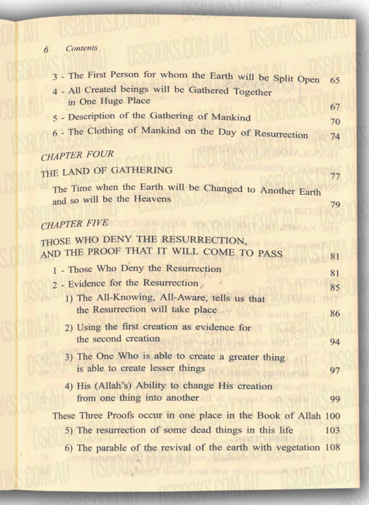 Islamic Creed Series Vol. 6 - The Day of Resurrection: In The Light of The Qur'an And Sunnah