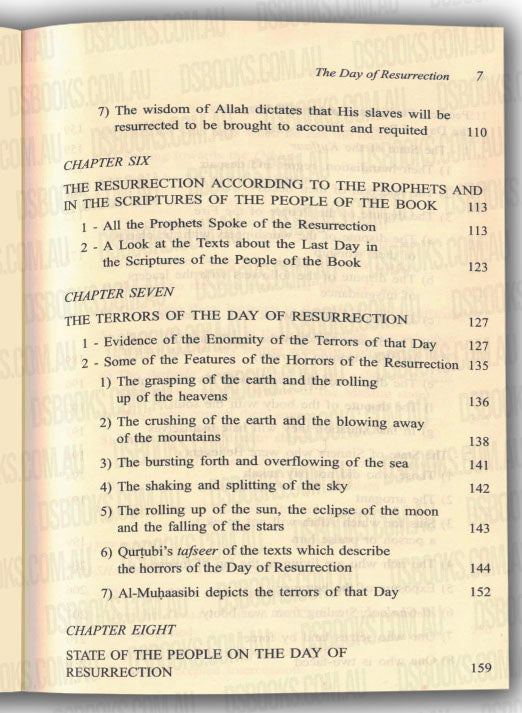Islamic Creed Series Vol. 6 - The Day of Resurrection: In The Light of The Qur'an And Sunnah