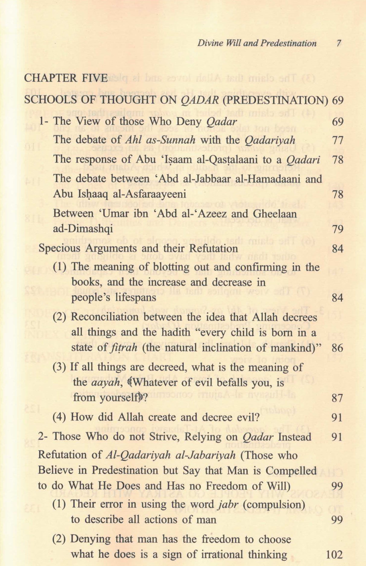 Islamic Creed Series Vol. 8 - Divine Will And Predestination: In The Light of The Qur'an And Sunnah