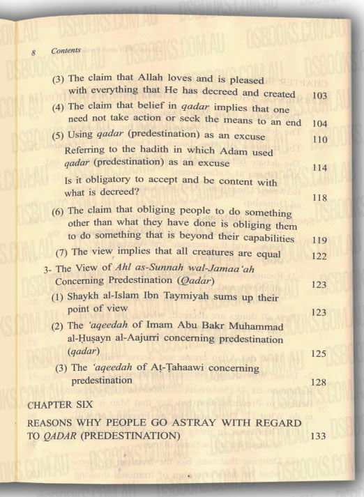 Islamic Creed Series Vol. 8 - Divine Will And Predestination: In The Light of The Qur'an And Sunnah