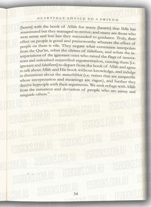 Heartfelt Advice to a Friend