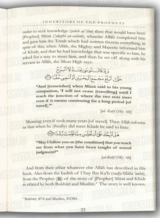 Inheritors of the Prophets