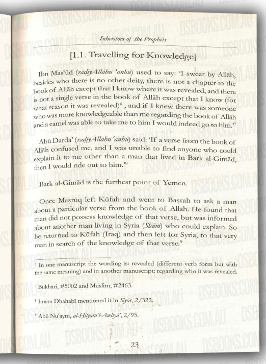 Inheritors of the Prophets