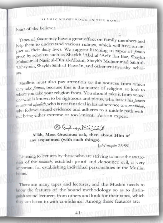 Advice On Establishing An Islamic Home