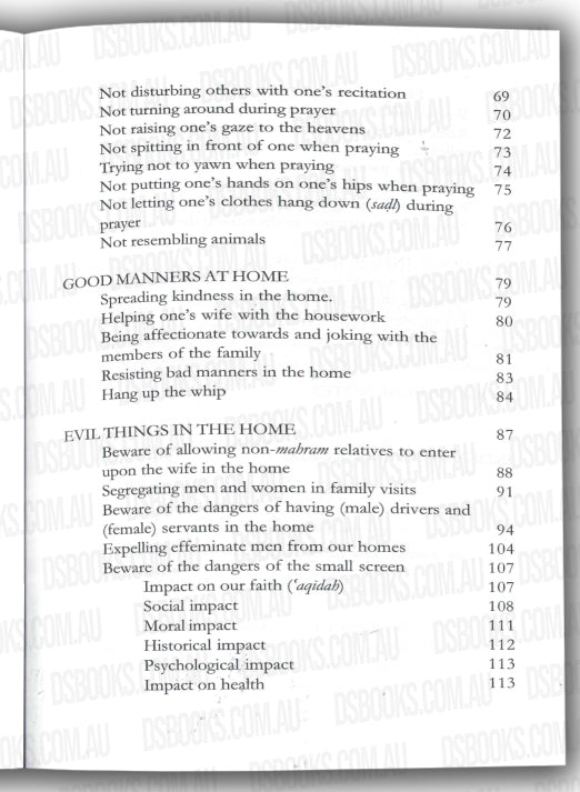 Advice On Establishing An Islamic Home