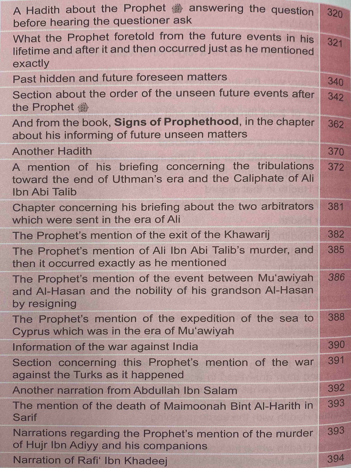 Miracles and Merits of Allah's Messenger (Al Bidaya Wan Nihaya)