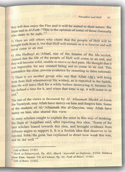 Islamic Creed Series Vol. 7 - Paradise and Hell: In the Light of the Qur'an and Sunnah