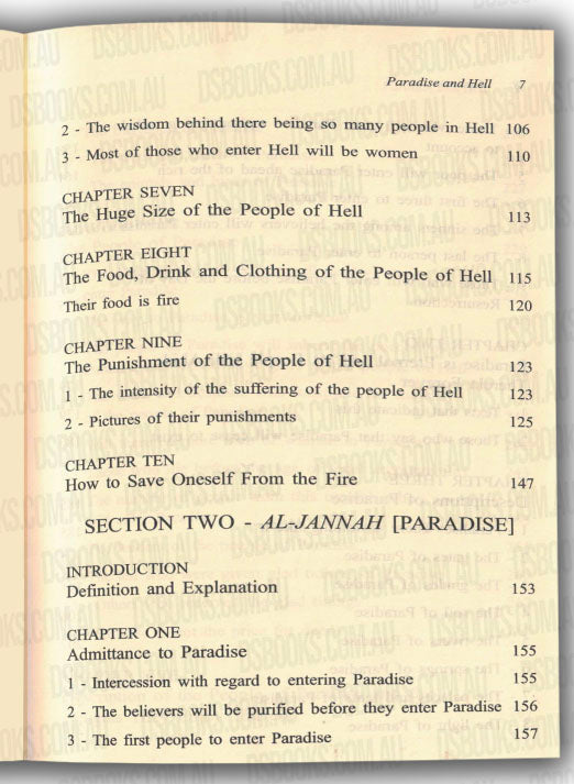 Islamic Creed Series Vol. 7 - Paradise and Hell: In the Light of the Qur'an and Sunnah