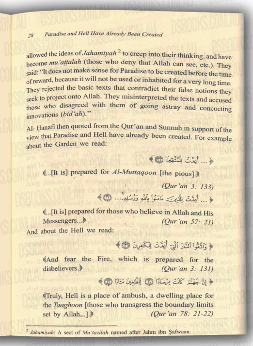 Islamic Creed Series Vol. 7 - Paradise and Hell: In the Light of the Qur'an and Sunnah