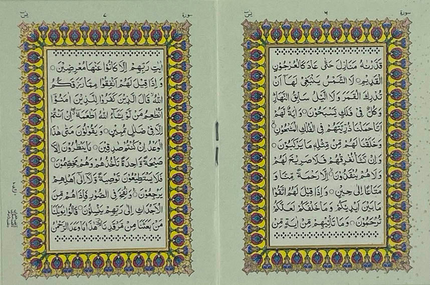 Surah Yaseen ( 9cm x 7cm ) Pocket ( Indo Pak Persian Script )