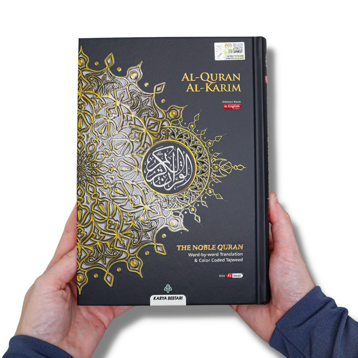 Small Maqdis Quran - Word By Word English Black