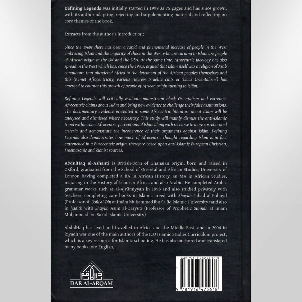 Defining Legends-An Analysis of Afrocentric Writings Against Islam