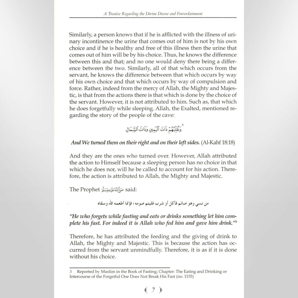 A Treatise Regarding The Divine Decree And Foreordainment