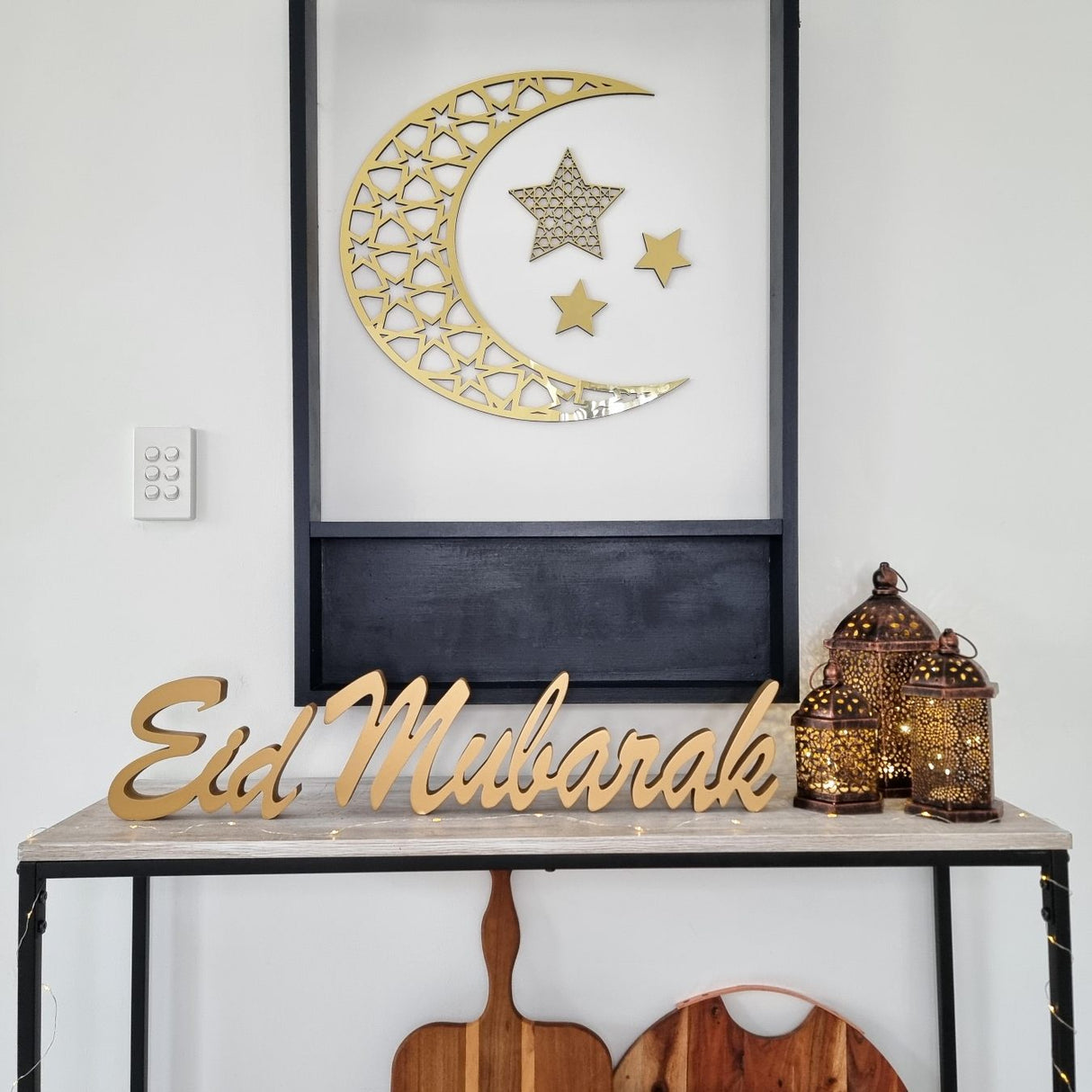 Moon/Star Acrylic Set