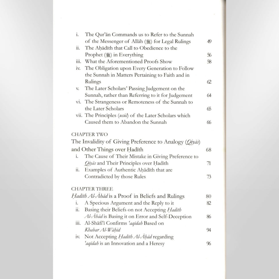 Follow the Sunnah of the Prophet