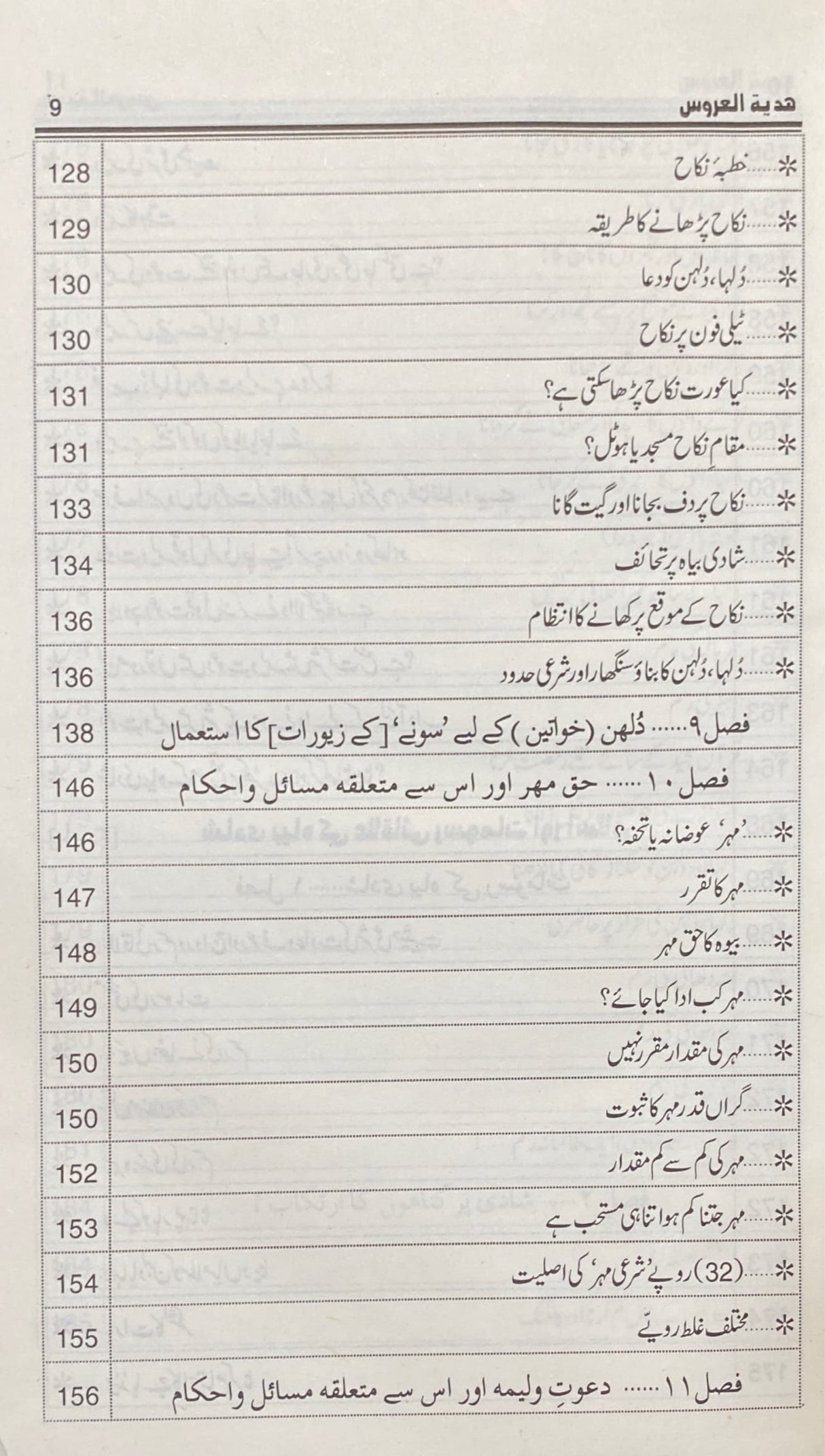 Urdu Hadyatul Urus